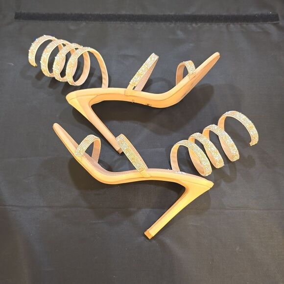 BRAND NEW GLAZE WOMEN’S RHINESTONE EMBELLISHMENTS SANDAL - Picture 9 of 15